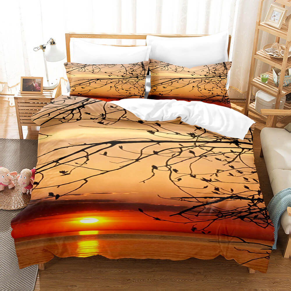 Coastal Beach Theme Bedding Sets Quilt Cover Without Filler (Online Order Only)
