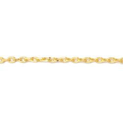 3 Feet - 2mm Divot Oval Link Chain (ONLINE ORDER ONLY)