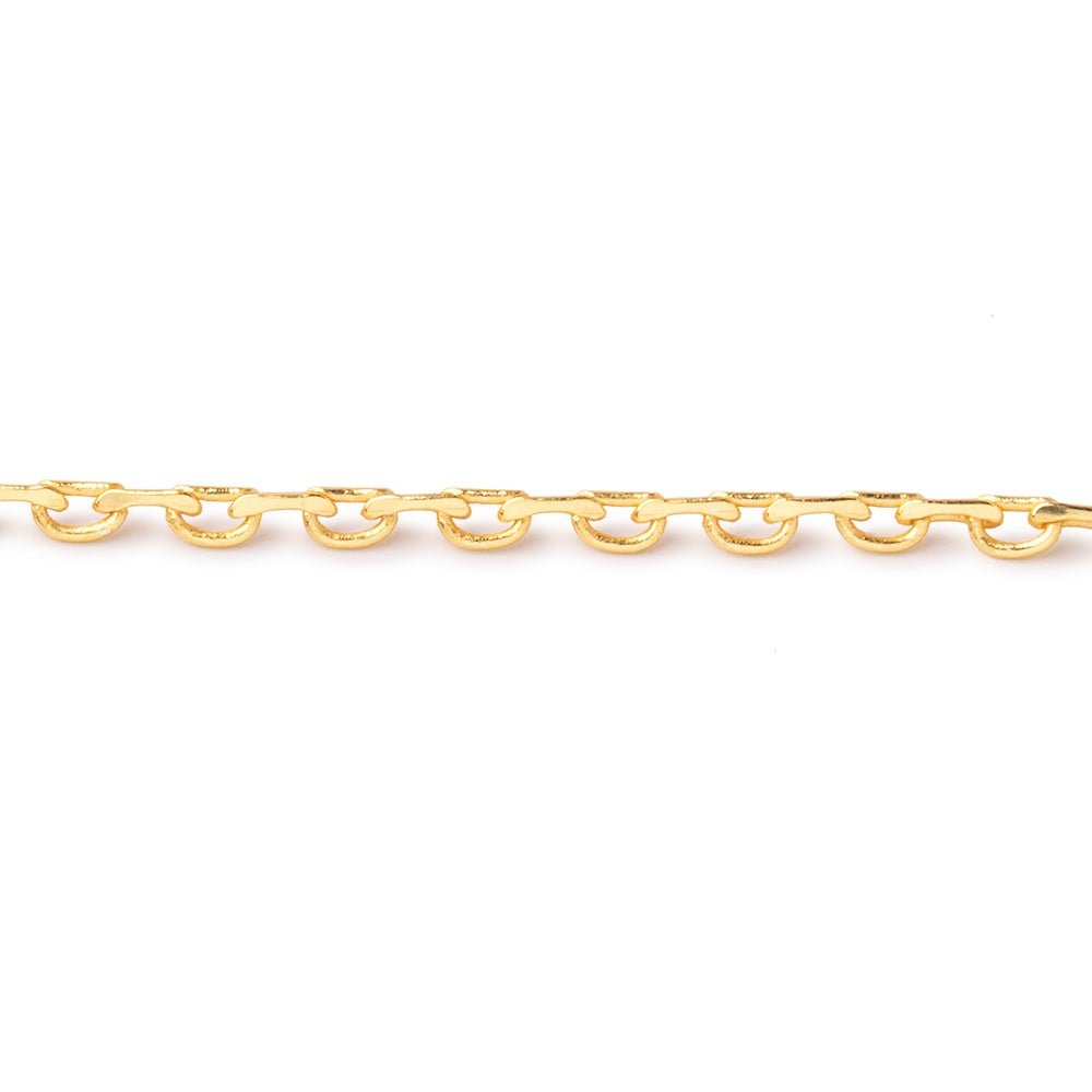 3 Feet - 2mm Open & Closed Oval Link Chain