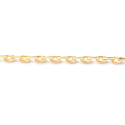 3 Feet - 2mm Open & Closed Oval Link Chain