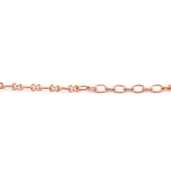 3 Feet - 3mm Oval & Bowtie Link Chain