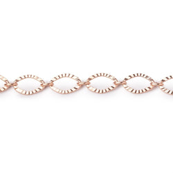 3 Feet - 5mm Corrugated Oval Link Chain (ONLINE ORDER ONLY)
