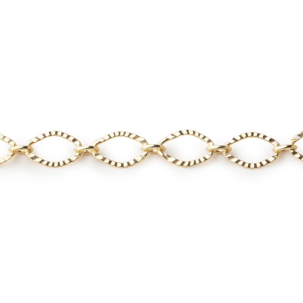 3 Feet - 5mm Corrugated Oval Link Chain (ONLINE ORDER ONLY)