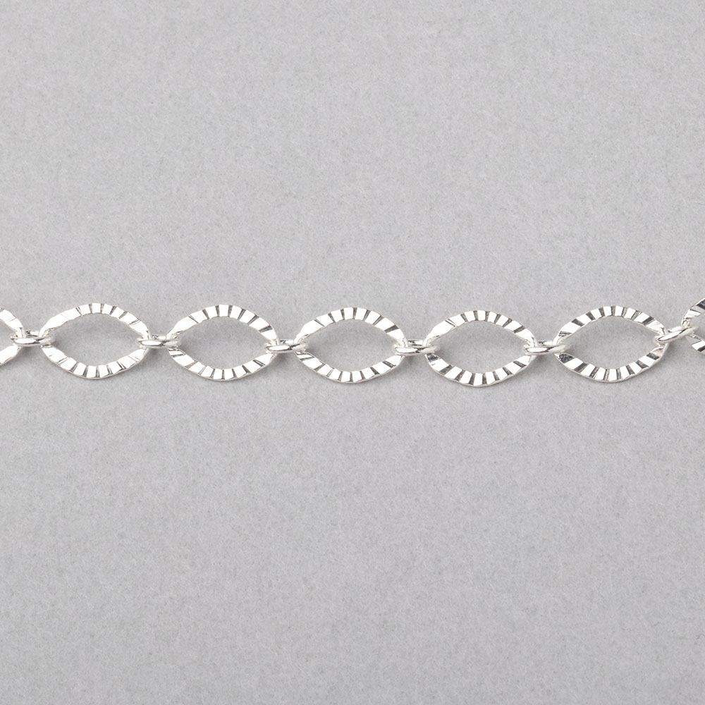 3 Feet - 5mm Corrugated Oval Link Chain (ONLINE ORDER ONLY)