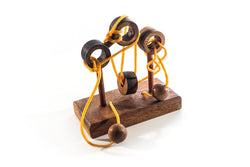 3 Posts String Brain Teaser Puzzle (Online Order Only)