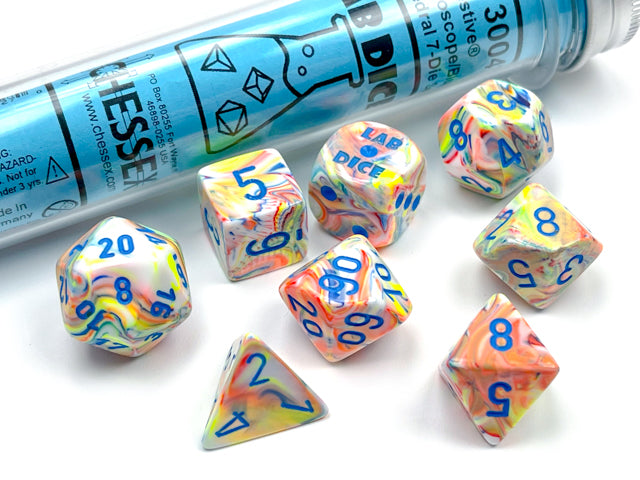 Festive® Polyhedral Kaleidoscope/blue 7-Die Set (Online Only)