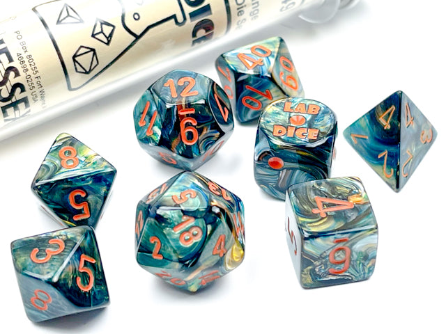 Lustrous® Polyhedral Alpestris/orange 7-Die Set (Online Only)