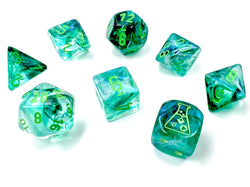 Borealis® Polyhedral Kelp/light green Luminary™ 7-Die Set (with bonus die) (Online Only)