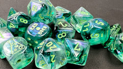 Borealis® Polyhedral Kelp/light green Luminary™ 7-Die Set (with bonus die) (Online Only)