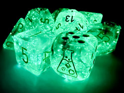 Borealis® Polyhedral Kelp/light green Luminary™ 7-Die Set (with bonus die) (Online Only)