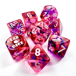 Nebula®Polyhedral Black Light Special/white 7-Die Set (with bonus die) (Online Only)