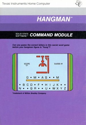 Hangman (TI-99) (ONLINE ORDER ONLY)