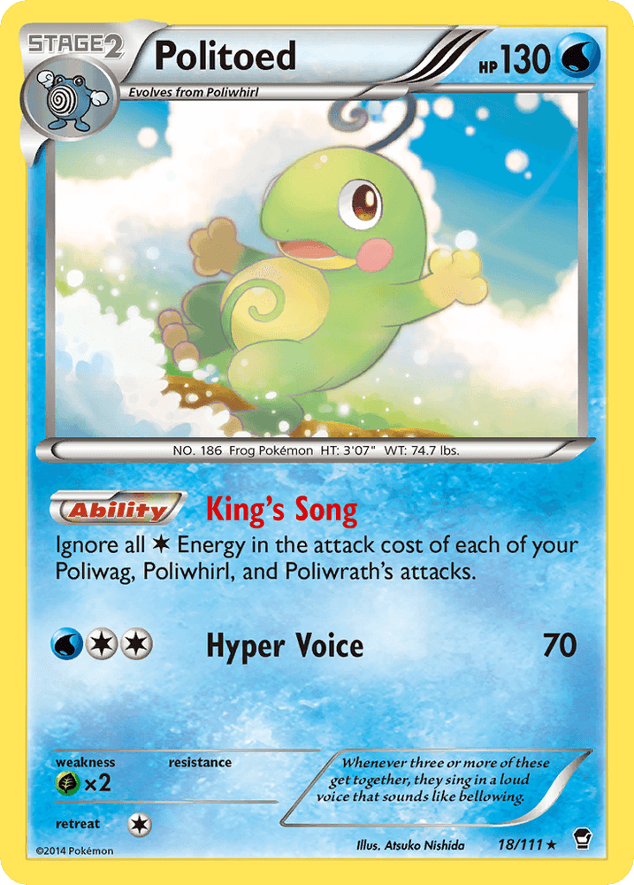 Politoed (18/111) [XY: Furious Fists] (Online Only)