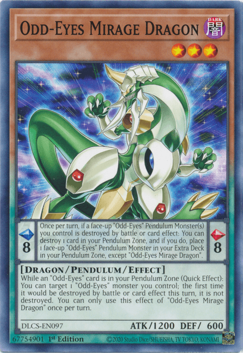 Odd-Eyes Mirage Dragon [DLCS-EN097] Common (ONLINE ORDER ONLY)