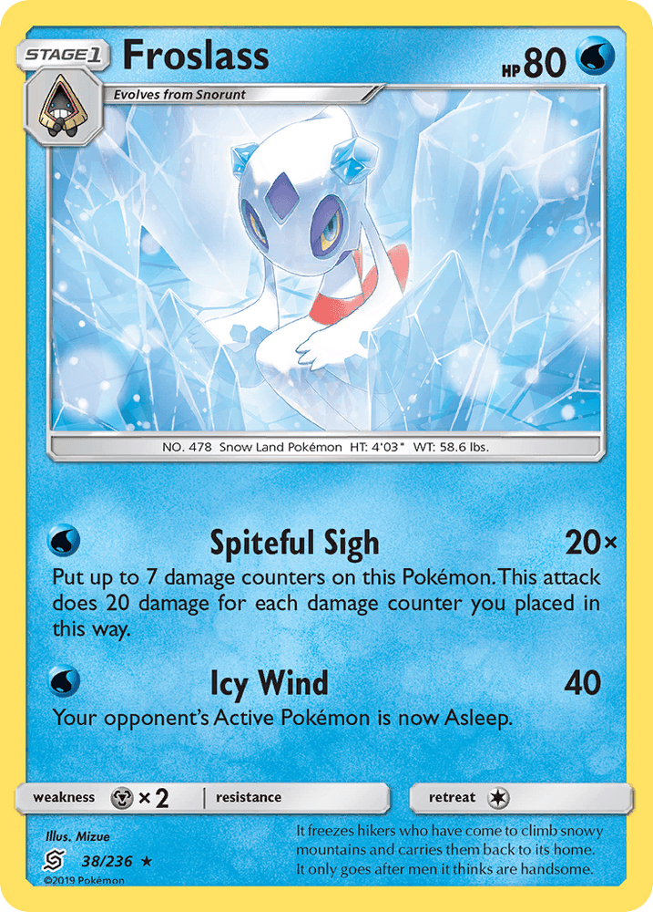 Froslass (38/236) [Sun & Moon: Unified Minds] (Online Only)