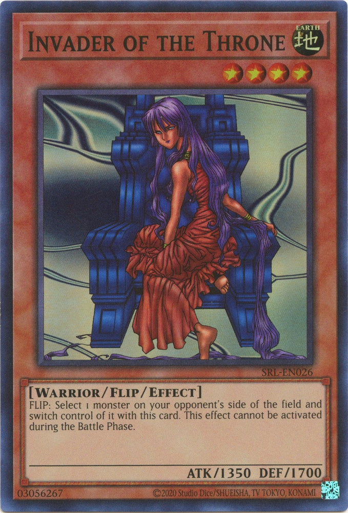 Invader of the Throne (25th Anniversary) [SRL-EN026] Super Rare (ONLINE ORDER ONLY)