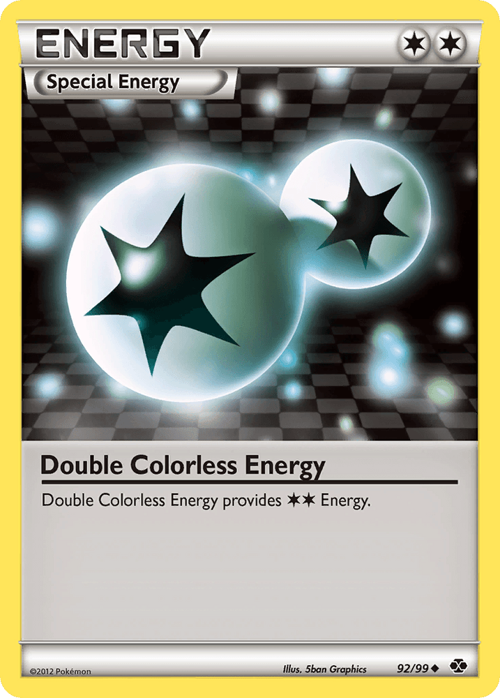Double Colorless Energy (92/99) [Black & White: Next Destinies] (Online Only)