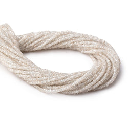 3mm Champagne Zircon Faceted Rondelle Beads 13 inches 210 beads