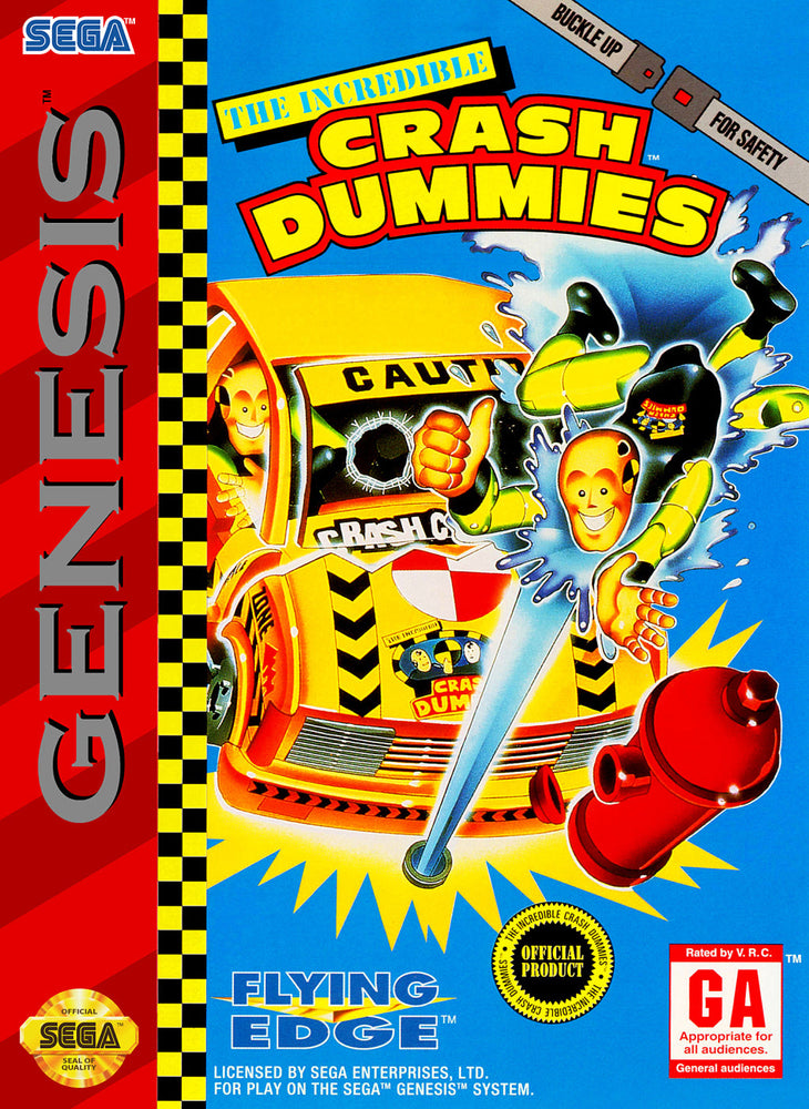 The Incredible Crash Dummies (Sega Genesis) (ONLINE ORDER ONLY)