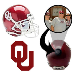 Oklahoma Sooners College Football Collectible Mini Helmet - Picture Inside - FANZ Collectibles (Online Order Only) (ONLINE ORDER ONLY)