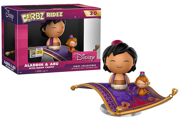Dorbz Ridez Aladdin & Abu w/ Magic Carpet  - 2017 SDCC Exclusive (Online Order Only)