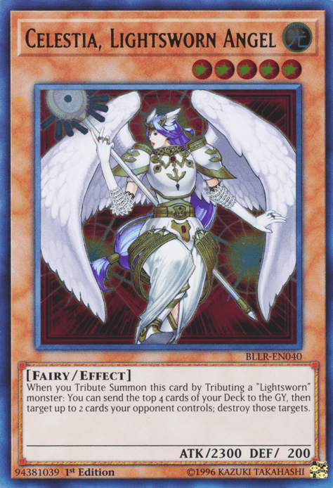 Celestia, Lightsworn Angel [BLLR-EN040] Ultra Rare (ONLINE ORDER ONLY)