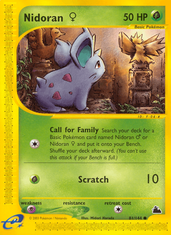 Nidoran (81/144) (Female) [Skyridge] (Online Only)