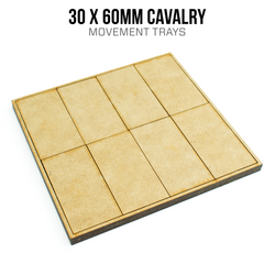 30mm x 60mm Cavalry Movement Trays