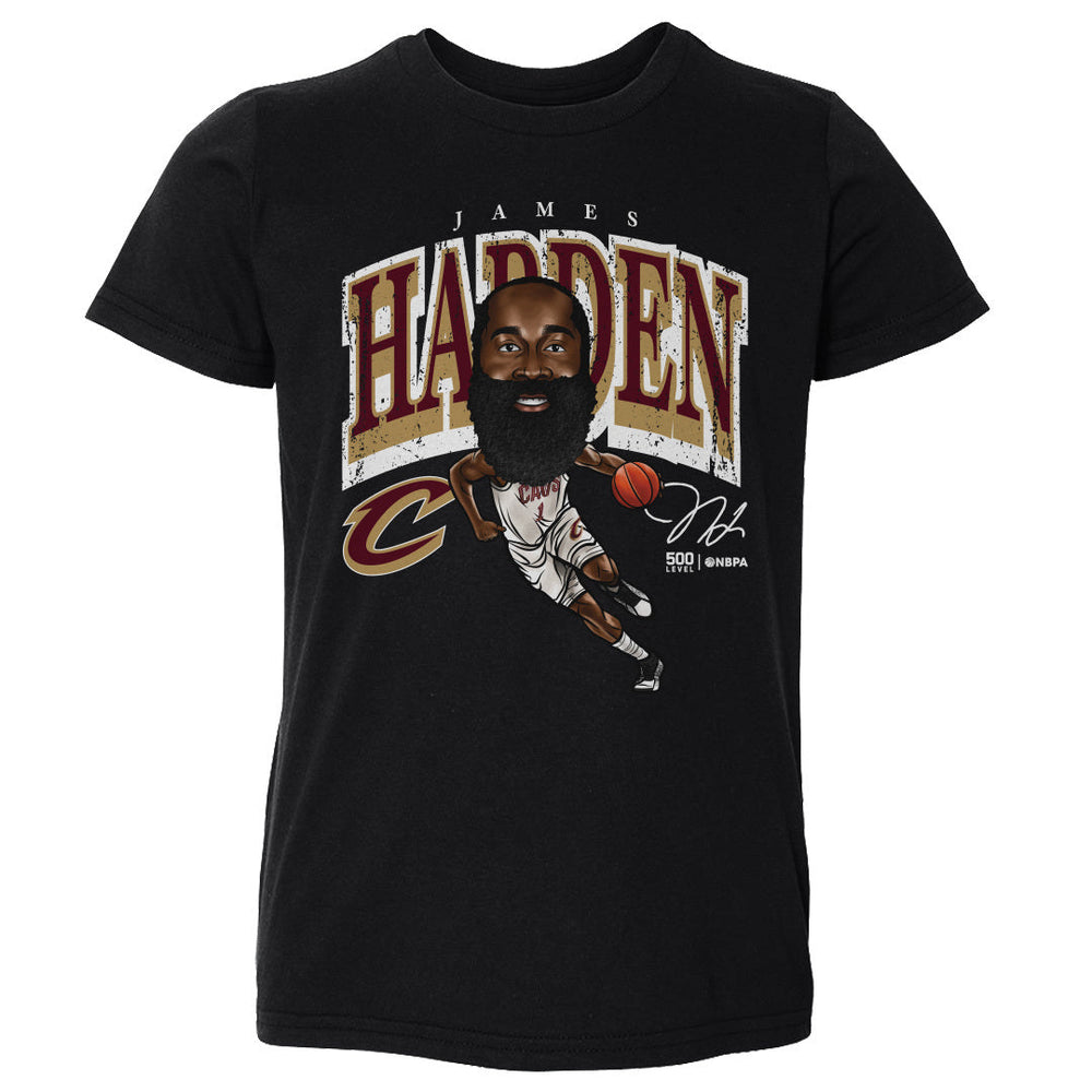 James Harden Cleveland Cavaliers Cartoon WHT (ONLINE ORDER ONLY)