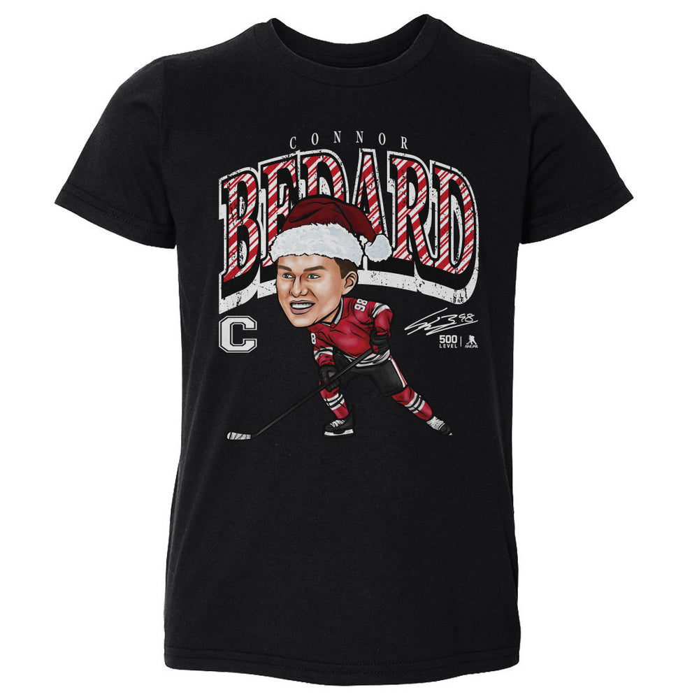 Connor Bedard Chicago Cartoon Santa Hat WHT (ONLINE ORDER ONLY)