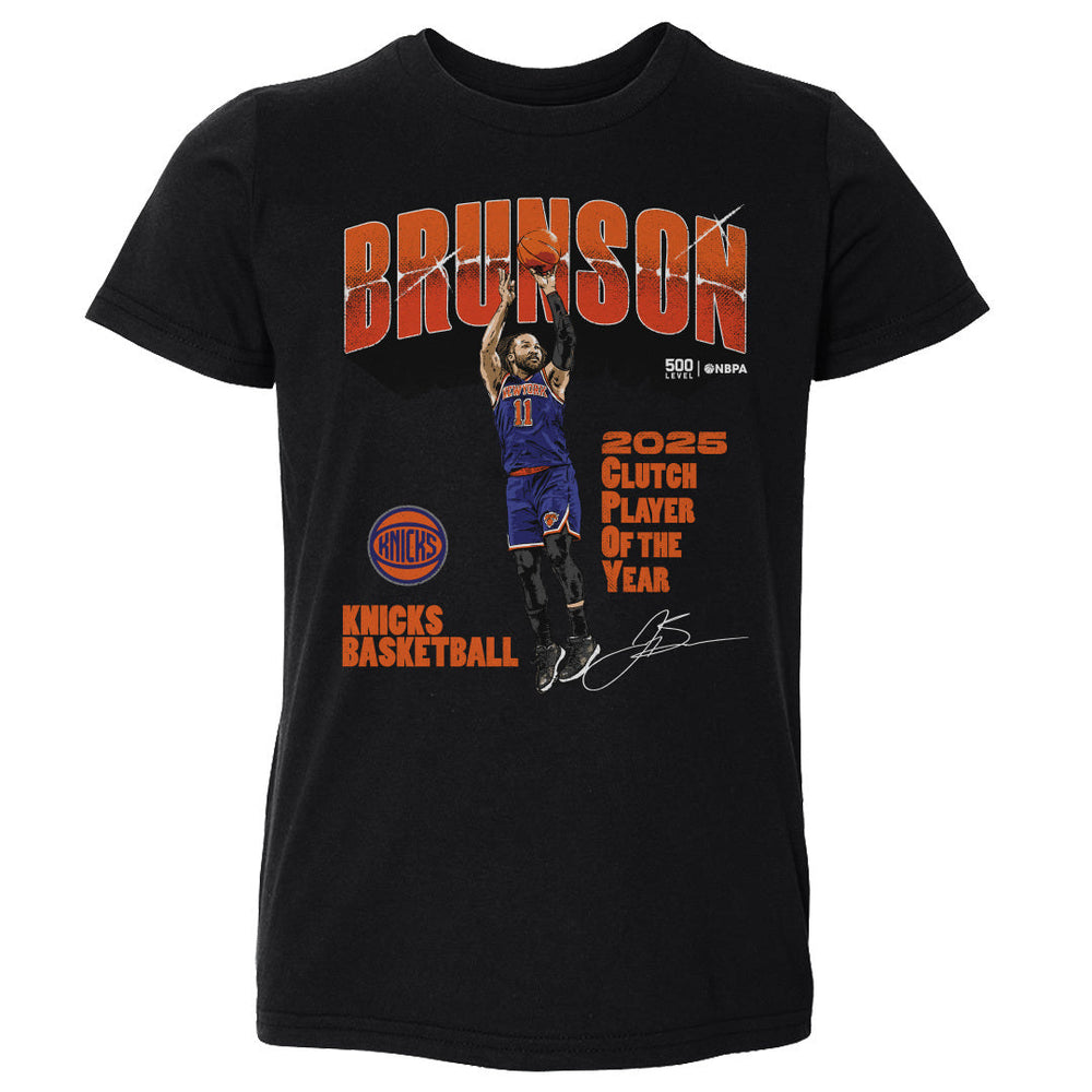Jalen Brunson New York Knicks 2025 Clutch Player Of The Year WHT (ONLINE ORDER ONLY)