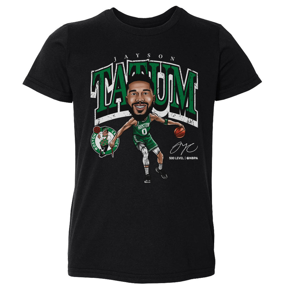 Jayson Tatum Boston Celtics Cartoon WHT (ONLINE ORDER ONLY)