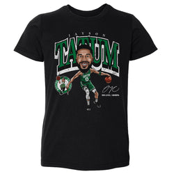 Jayson Tatum Boston Celtics Cartoon WHT (ONLINE ORDER ONLY)