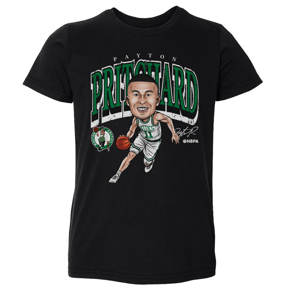 Payton Pritchard Boston Celtics Cartoon WHT (ONLINE ORDER ONLY)