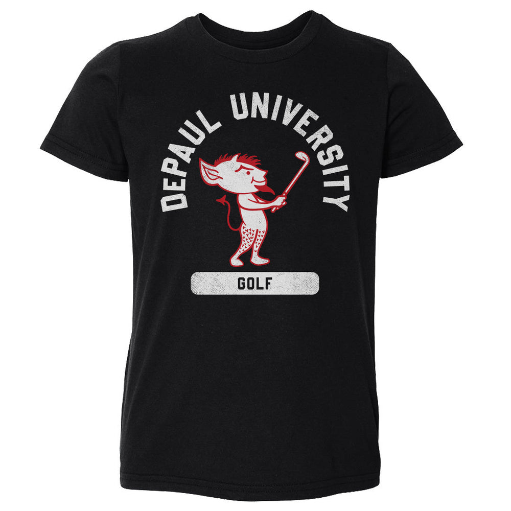 DePaul Blue Demons Mascot Golf WHT (ONLINE ORDER ONLY)