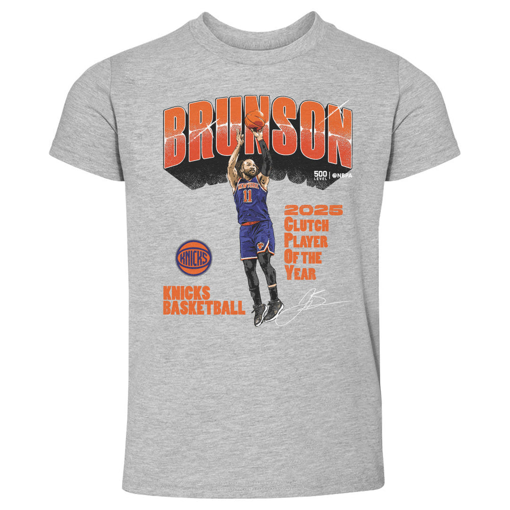 Jalen Brunson New York Knicks 2025 Clutch Player Of The Year WHT (ONLINE ORDER ONLY)