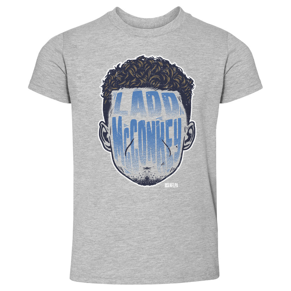 Ladd McConkey Los Angeles C Player Silhouette WHT (ONLINE ORDER ONLY)