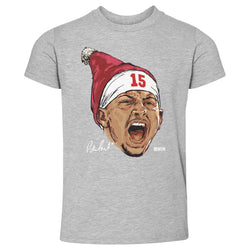 Patrick Mahomes Kansas City Portrait Santa Hat WHT (ONLINE ORDER ONLY)
