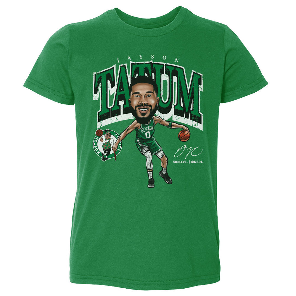 Jayson Tatum Boston Celtics Cartoon WHT (ONLINE ORDER ONLY)