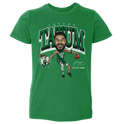 Jayson Tatum Boston Celtics Cartoon WHT (ONLINE ORDER ONLY)