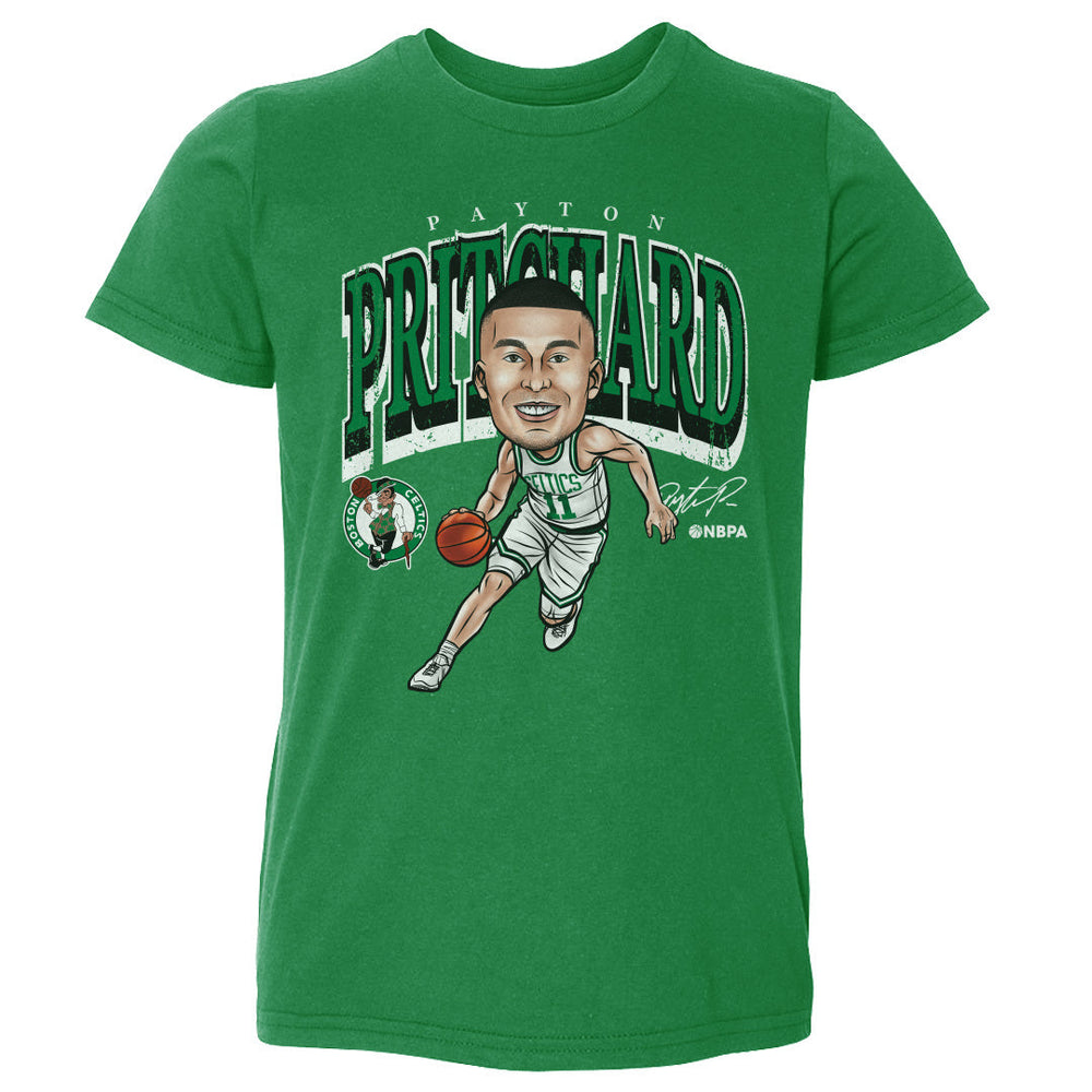 Payton Pritchard Boston Celtics Cartoon WHT (ONLINE ORDER ONLY)