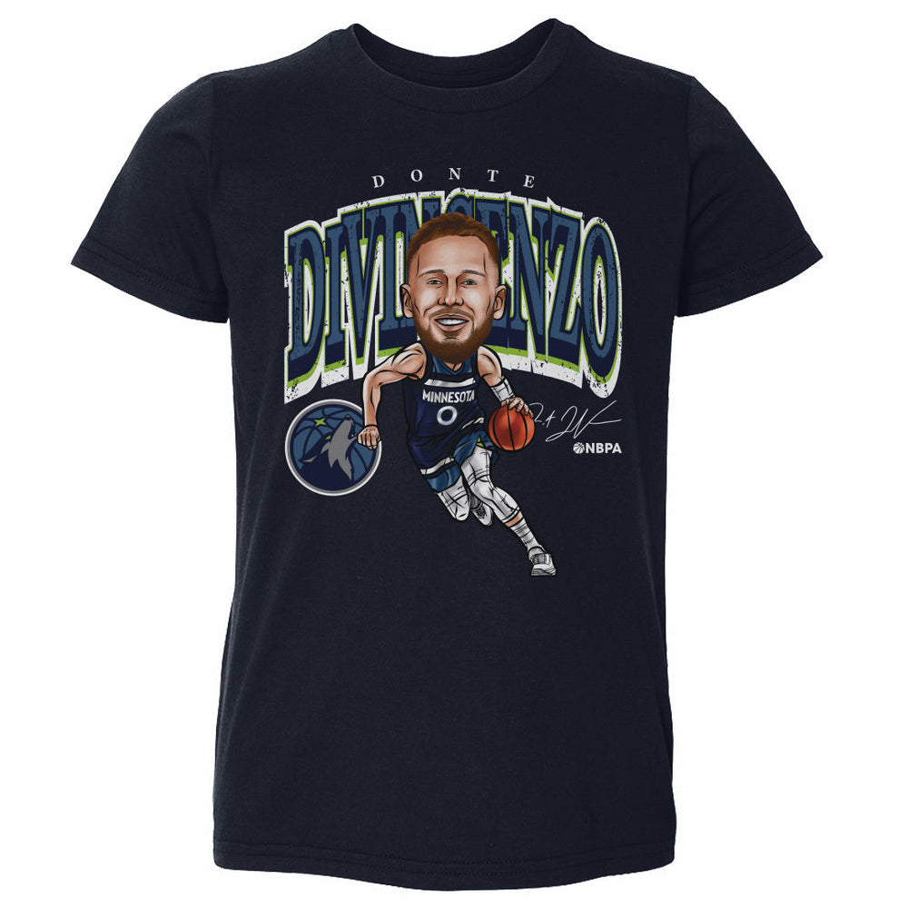 Donte DiVincenzo Minnesota Timberwolves Cartoon NBA WHT (ONLINE ORDER ONLY)