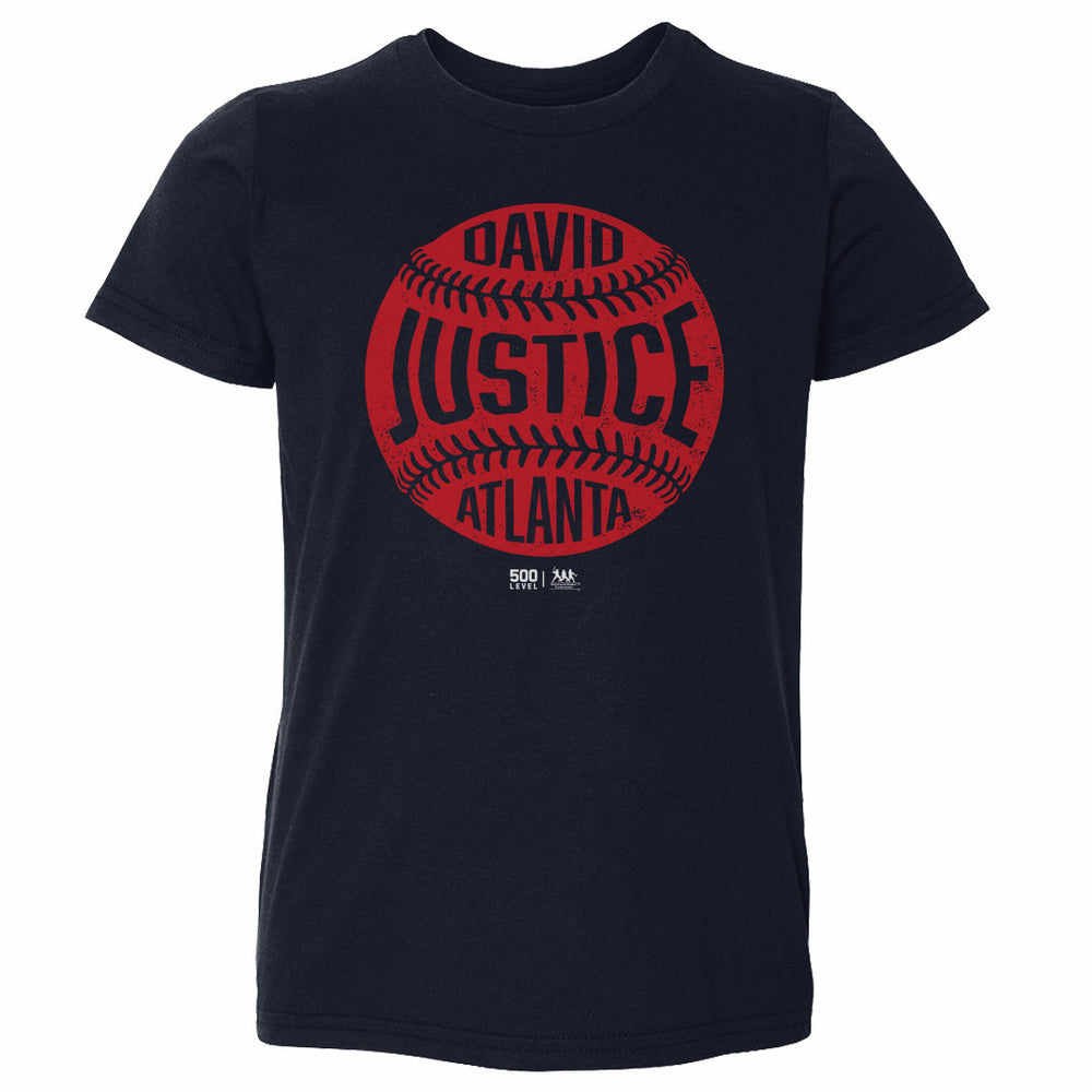 David Justice Atlanta Vintage Baseball WHT (ONLINE ORDER ONLY)