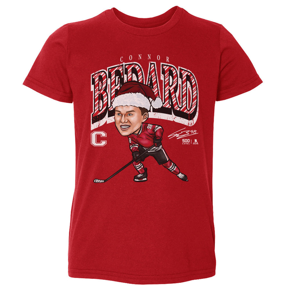 Connor Bedard Chicago Cartoon Santa Hat WHT (ONLINE ORDER ONLY)