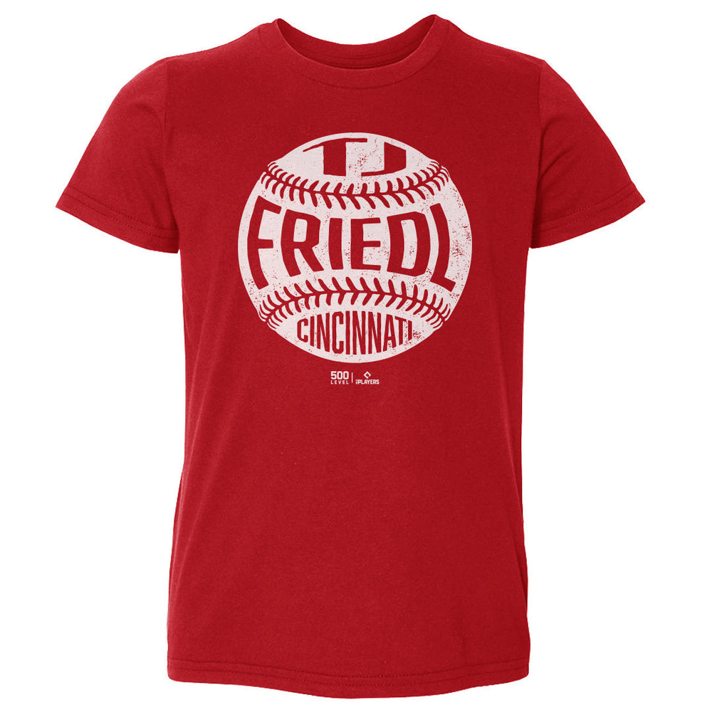 TJ Friedl Cincinnati Vintage Baseball WHT (ONLINE ORDER ONLY)