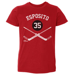 Tony Esposito Chicago 35 Goalie Sticks WHT