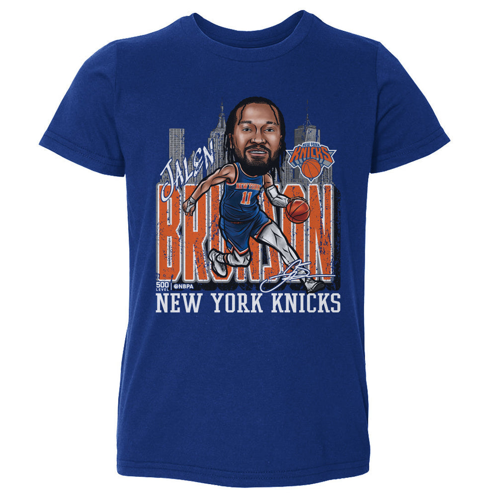 Jalen Brunson New York Knicks Cartoon City Cartoon WHT (ONLINE ORDER ONLY)