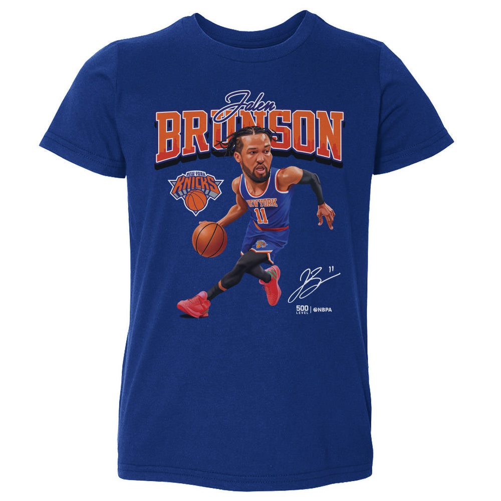 Jalen Brunson New York Knicks Caricature WHT