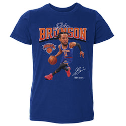 Jalen Brunson New York Knicks Caricature WHT