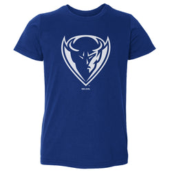 DePaul Blue Demons Primary Logo White WHT (ONLINE ORDER ONLY)